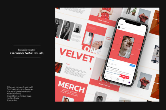 Carousel Sets Casuals for Creative Projects