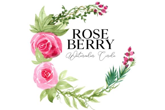 Exploring the Beauty and Utility of Rose Berry Watercolor Circle Pattern