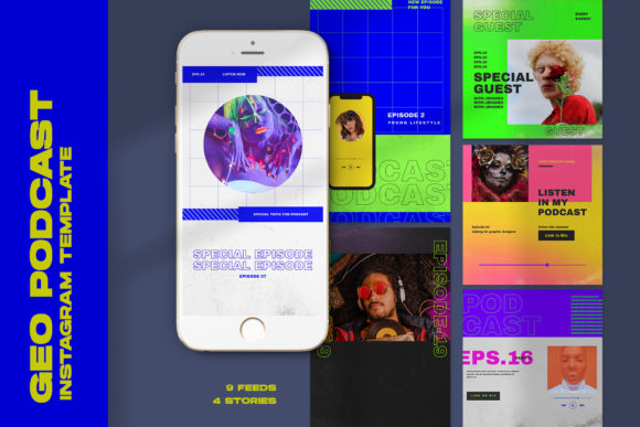 Geo Podcast Instagram Templates