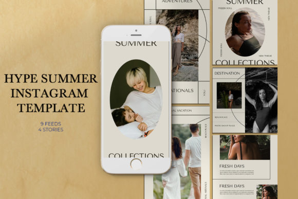 Hype Summer Instagram Templates