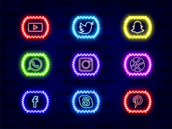 Social Media Icons Vector Set 01: A Versatile Tool for Modern Creatives