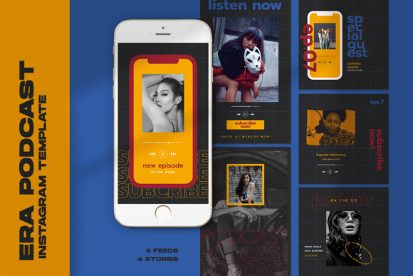 Understanding Era Podcast Instagram Templates and 1.13 PSD File